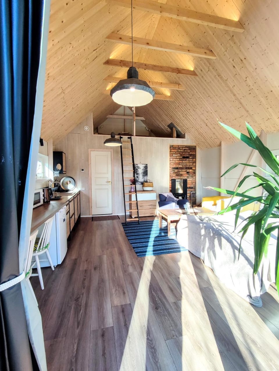 Modern Sauna Cabin in Horse Ranch Cabin in Lithuania