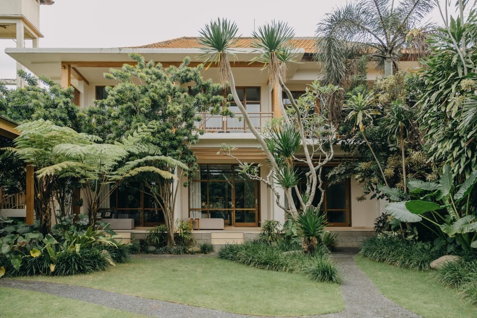 Property building, Garden view