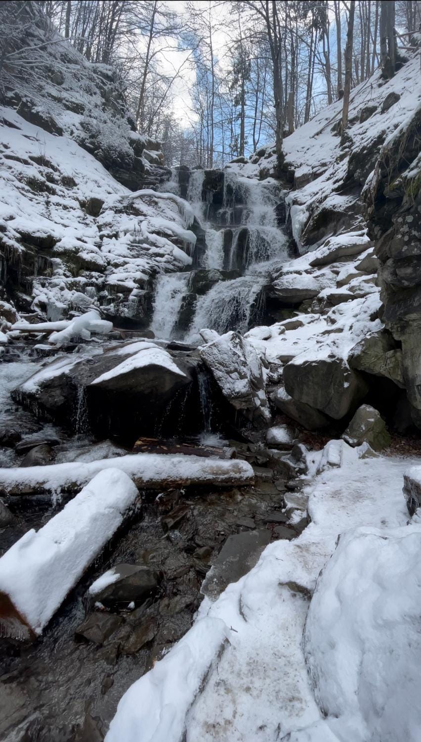 Natural landscape, Winter, Hiking