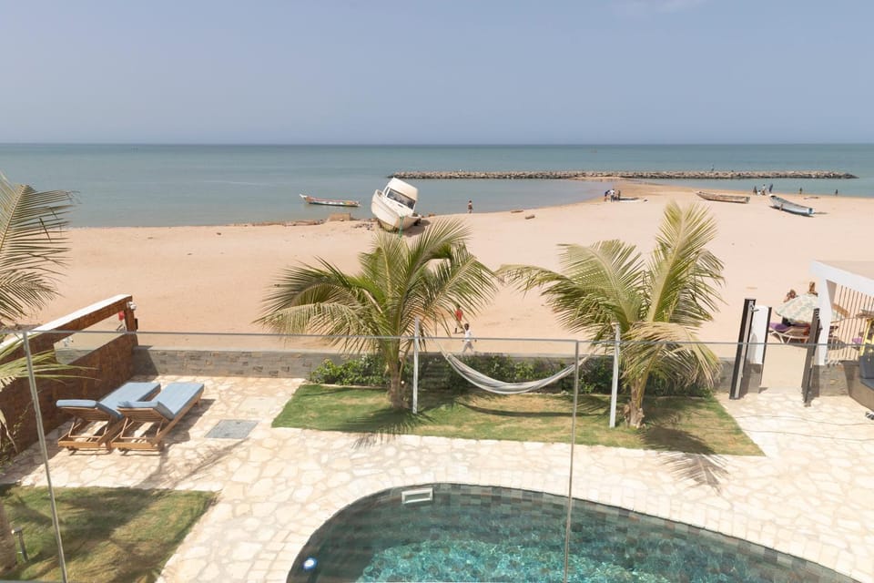 Nearby landmark, Day, Natural landscape, Beach, Pool view, Sea view, Swimming pool, sunbed
