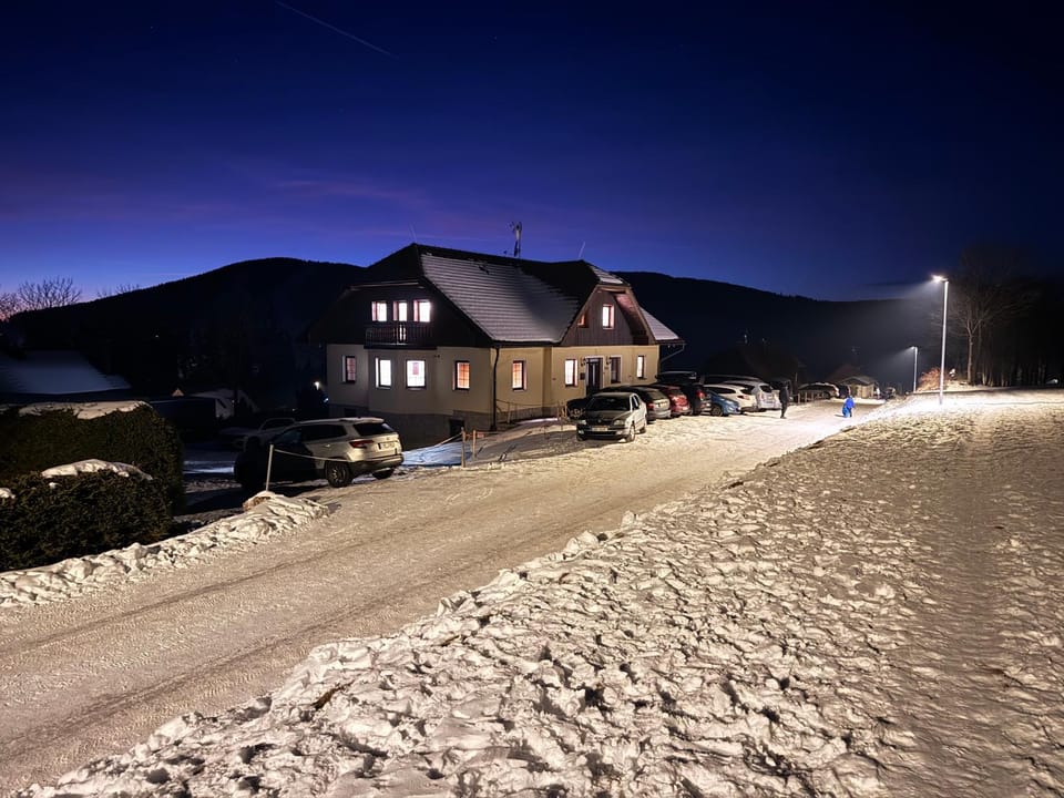 Property building, Night, Street view
