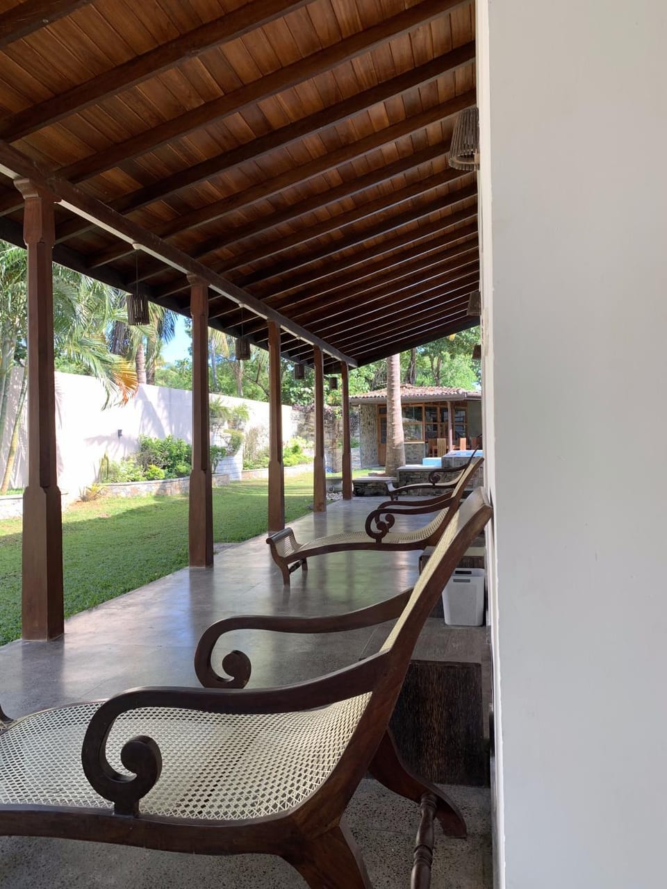 Property building, Patio