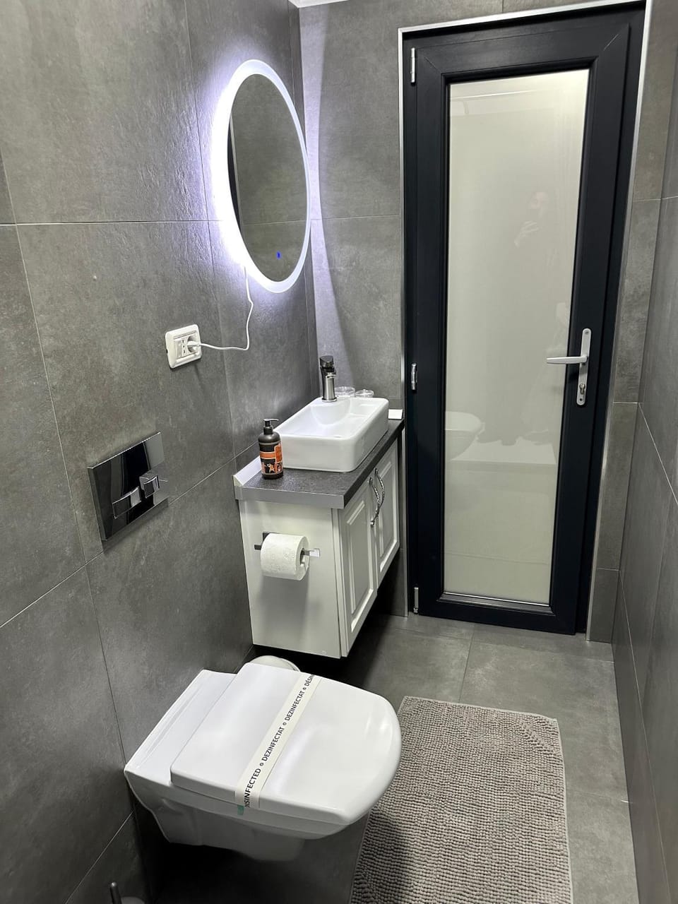 White Studio Apartment in Romania
