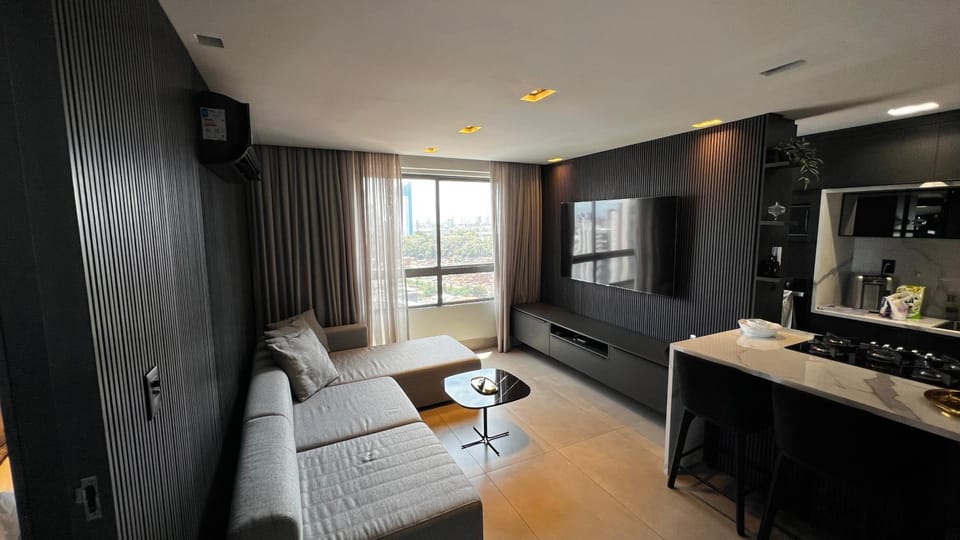 Kitchen or kitchenette, Living room, Dining area