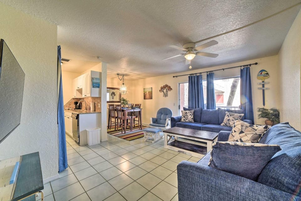 Coastal Condo w/ Dock Access, 2 Miles to Beach! House in North Padre Island