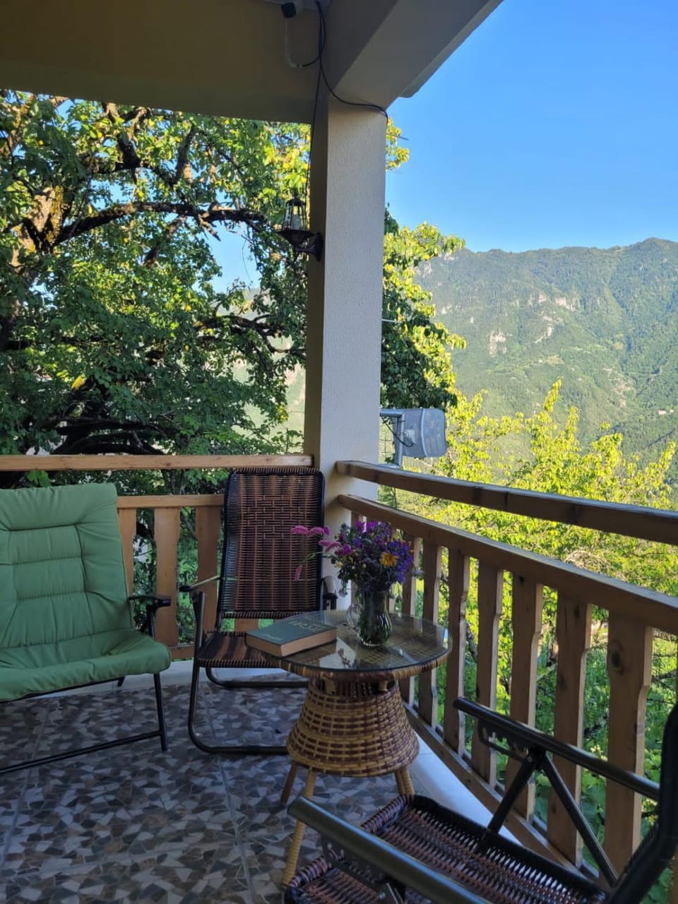 Natural landscape, Balcony/Terrace, Mountain view