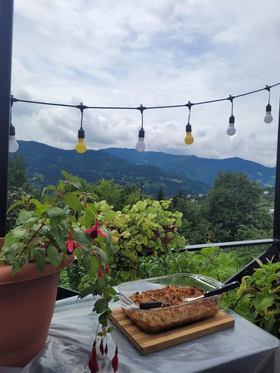 Day, Natural landscape, Food and drinks, Mountain view