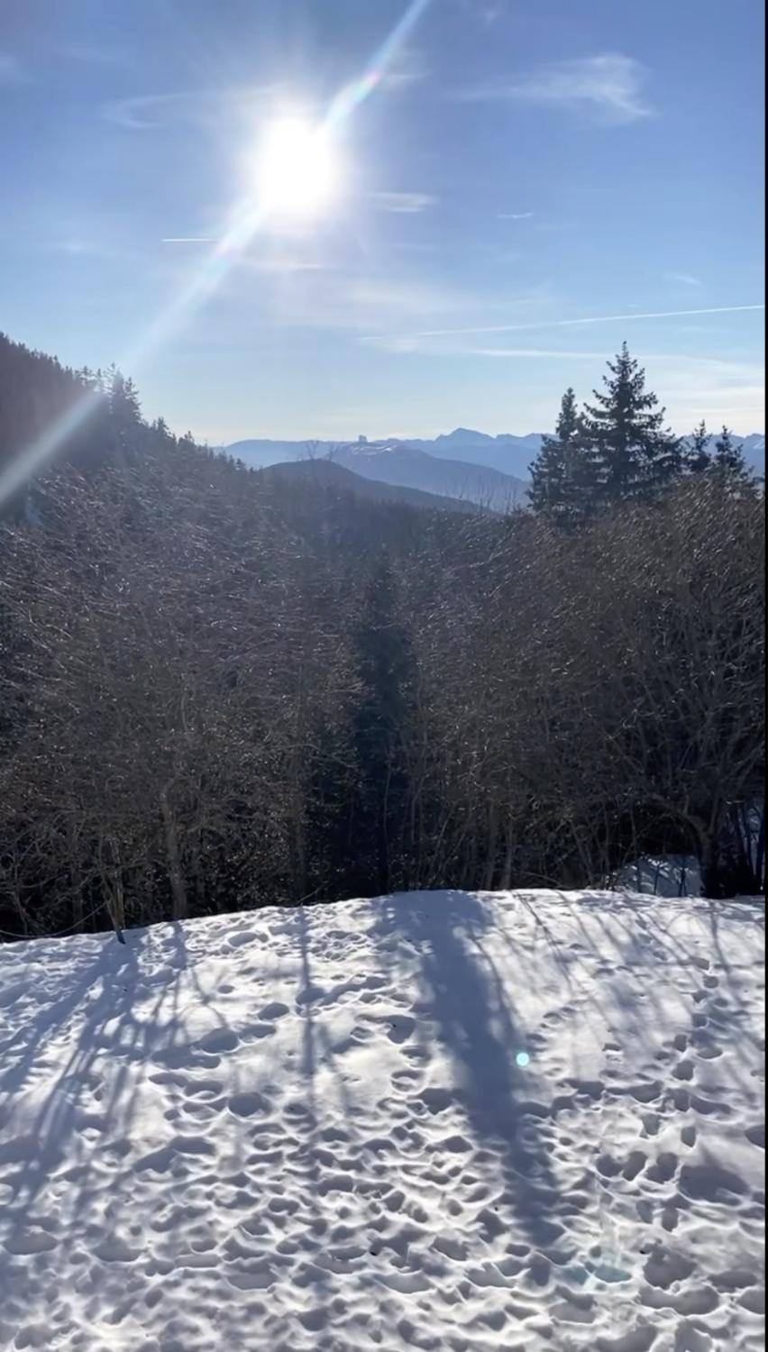 Day, Natural landscape, Winter, Mountain view