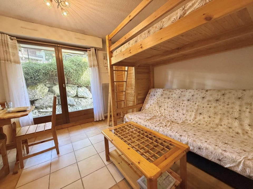 Appartement cosy à 500m du centre, 5 pers, terrasse, parking, casier à ski - Praz-sur-Arly - FR-1-603-55 Apartment in Haute-Savoie
