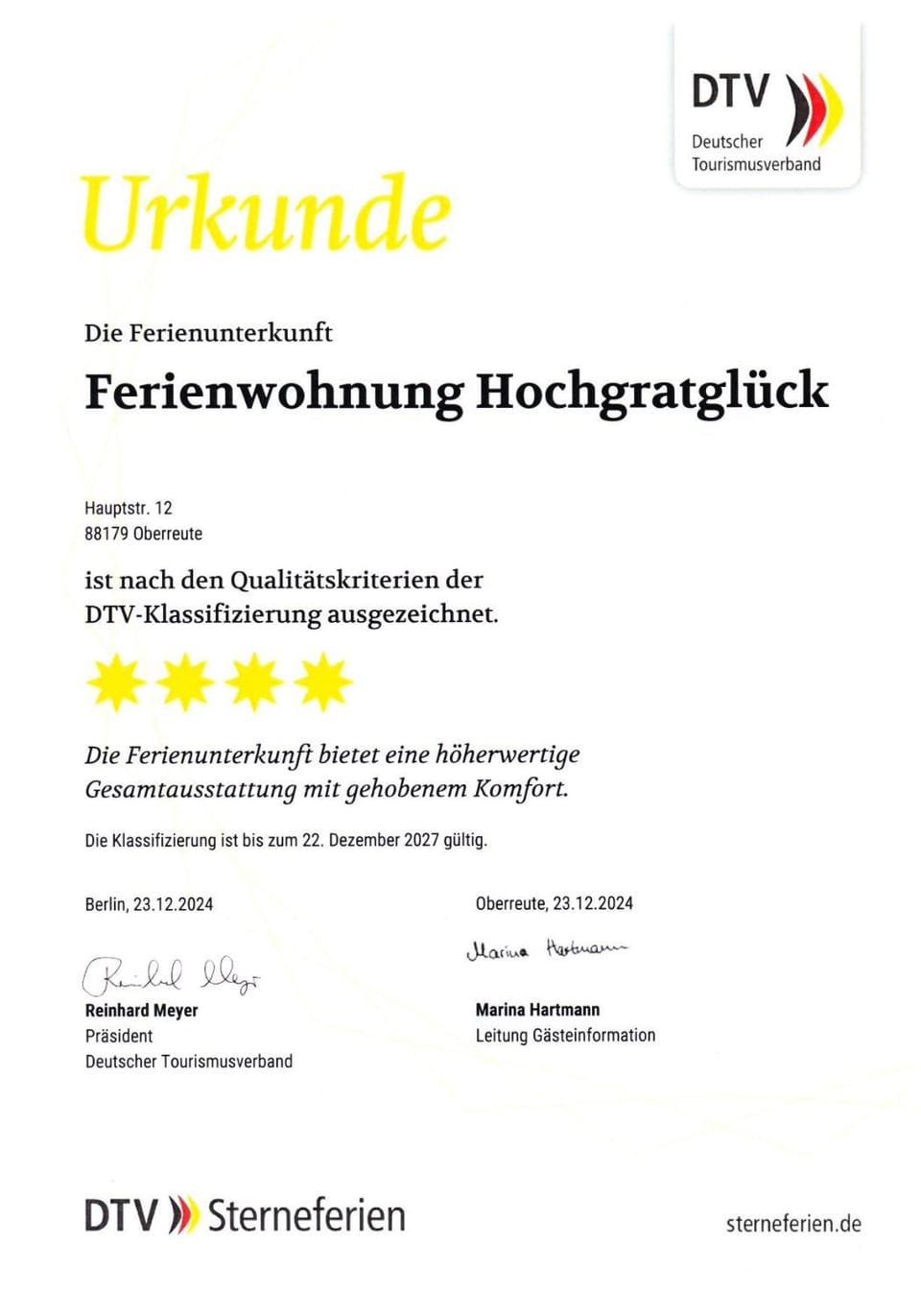 Certificate/Award
