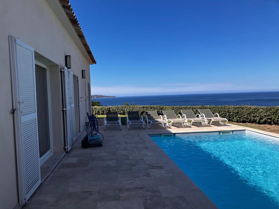 Summer, Sea view, Swimming pool, Time of day