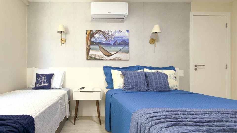 Bedroom, Pool view, Sea view, air conditioner