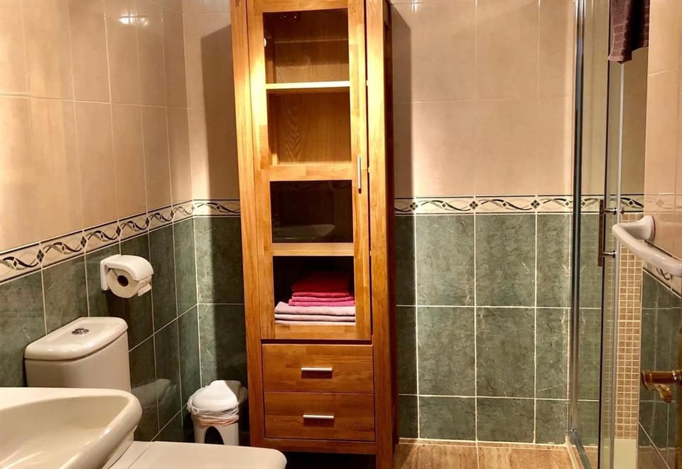 Bathroom, Living room