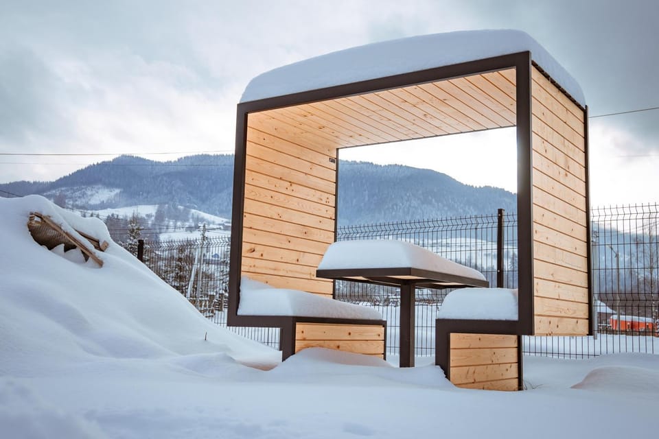 Winter, Mountain view
