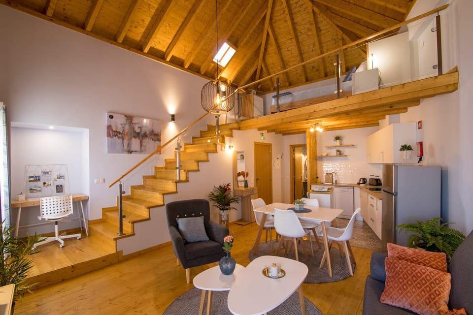 Kitchen or kitchenette, Living room, Seating area