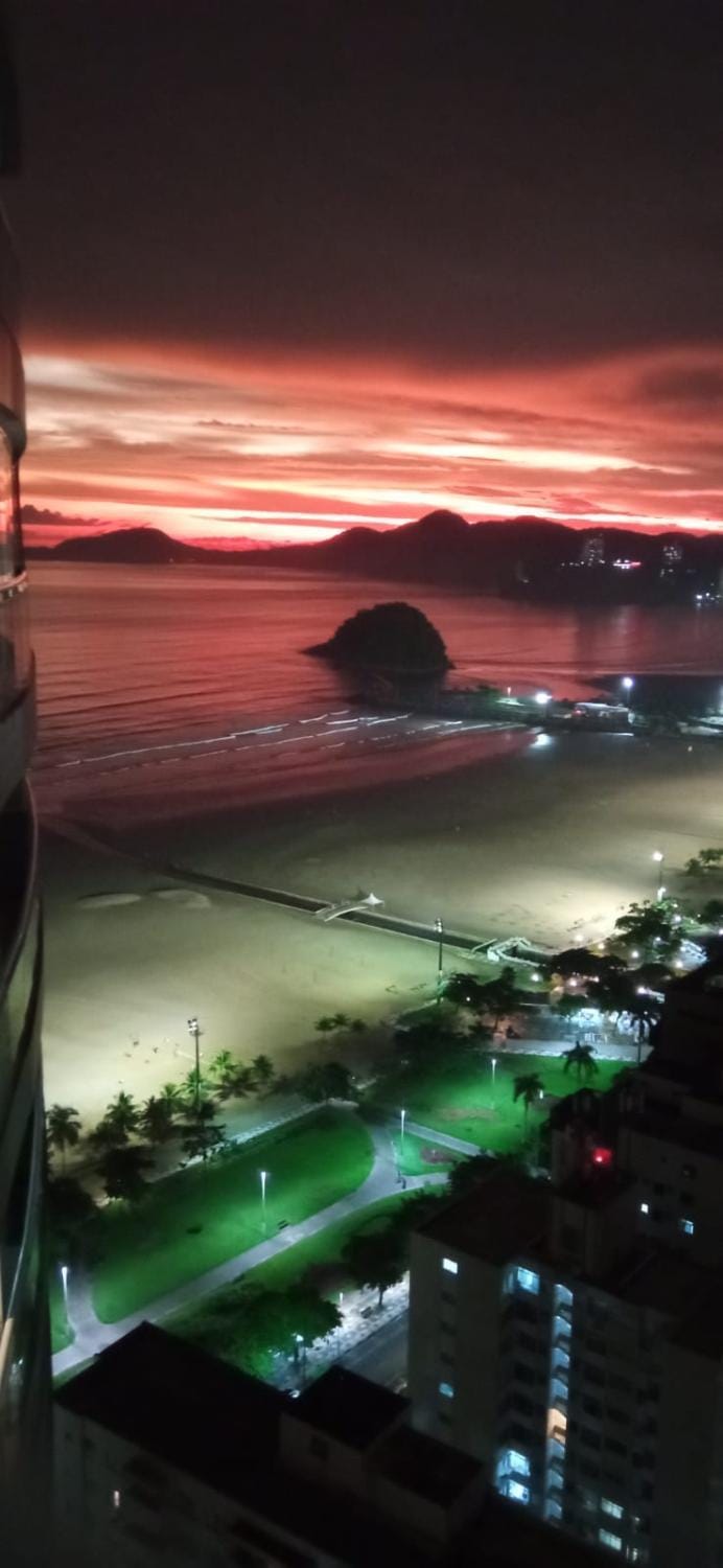 Santos Unlimited 2 Dormitórios, 32o andar com vista Mar! Apartment in Santos