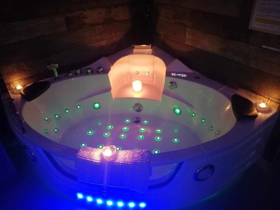Romantisme et glamour 2 avec spa , clim et jardin Apartment in Dijon