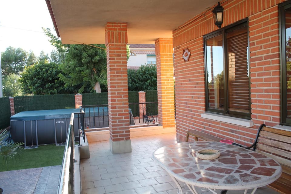 Property building, Patio, Day, Garden, View (from property/room), Balcony/Terrace