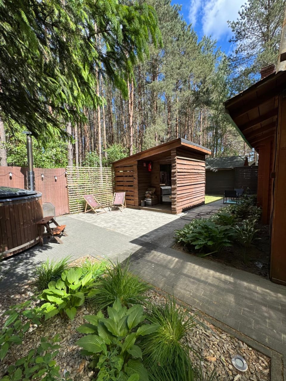 Chata przy lesie - sauna i balia House in Belarus