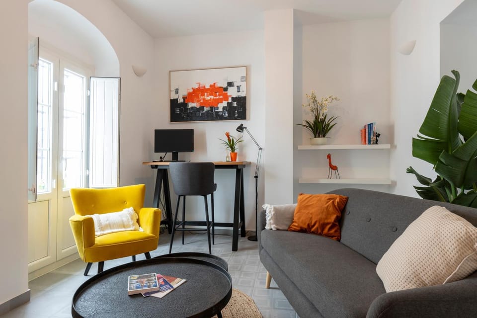 Living room, air conditioner