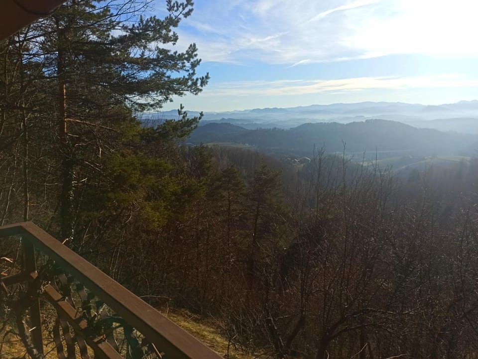 Day, Natural landscape, View (from property/room), Balcony/Terrace, Mountain view