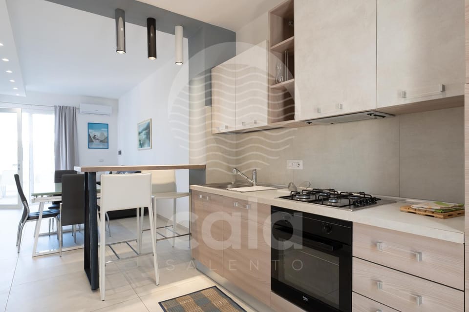 Living room, kitchen, air conditioner, air conditioner