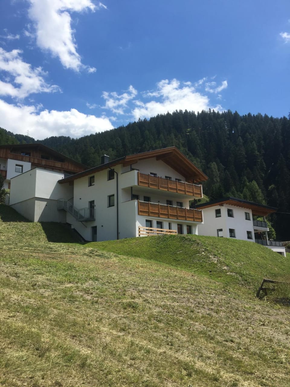Property building, Day, Summer, Garden, View (from property/room), Garden view, Mountain view