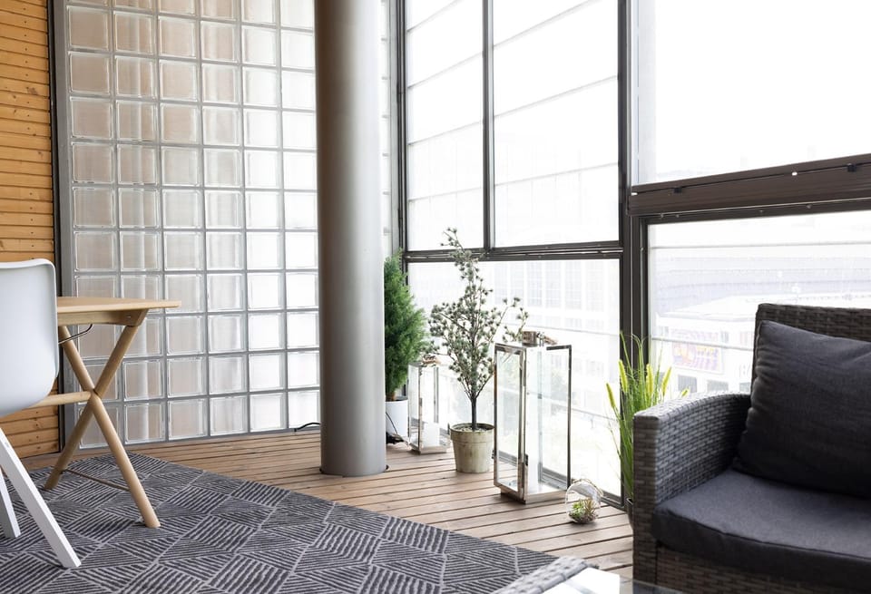 Natural landscape, View (from property/room), Balcony/Terrace, Living room, Seating area