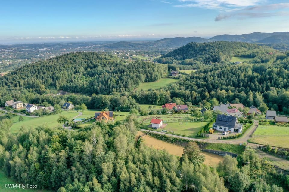 Natural landscape, Bird's eye view, Mountain view