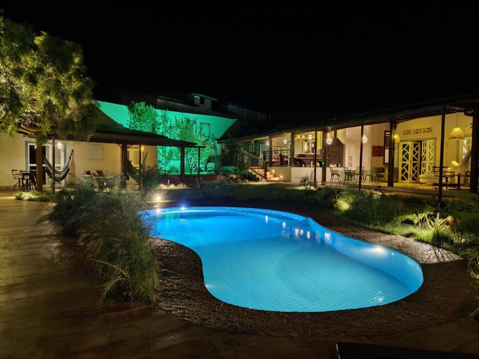 Night, Garden view, Pool view, Pool view, Swimming pool