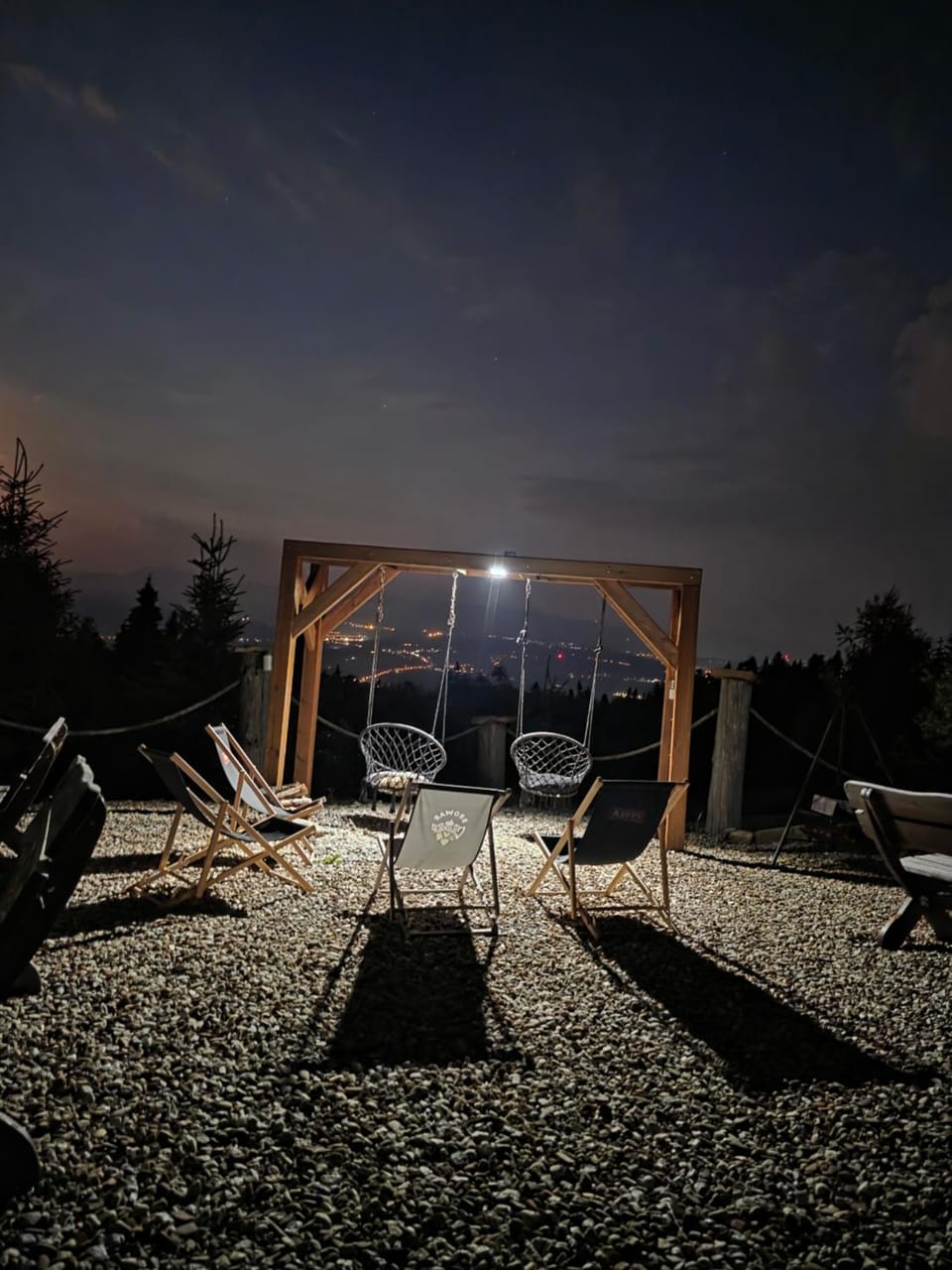 Night, Natural landscape, sunbed