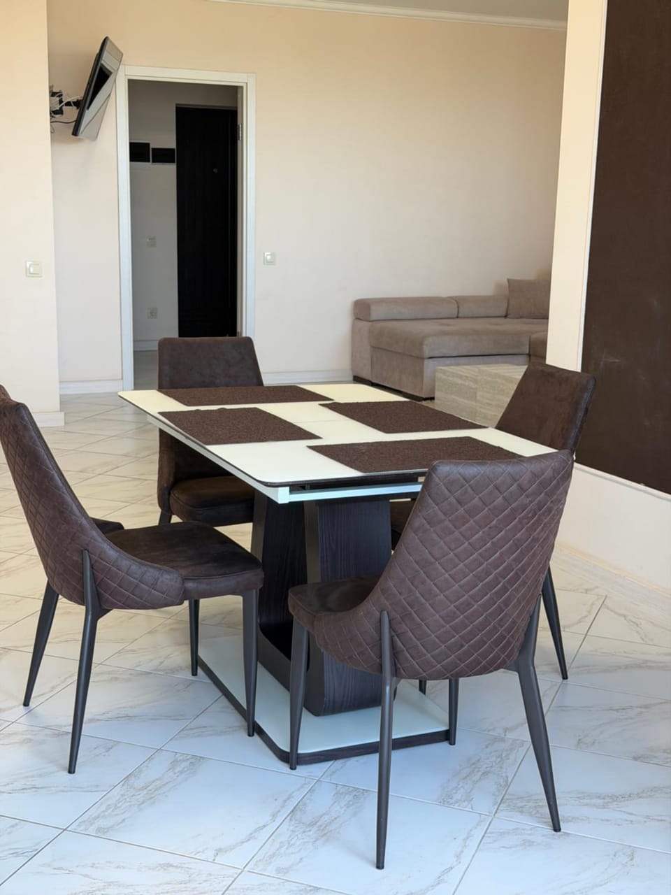Living room, Seating area, Dining area