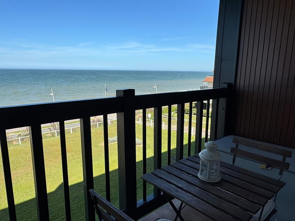 Studio en bord de mer avec balcon et vue imprenable, accès direct plage - FR-1-487-317 Apartment in Cabourg