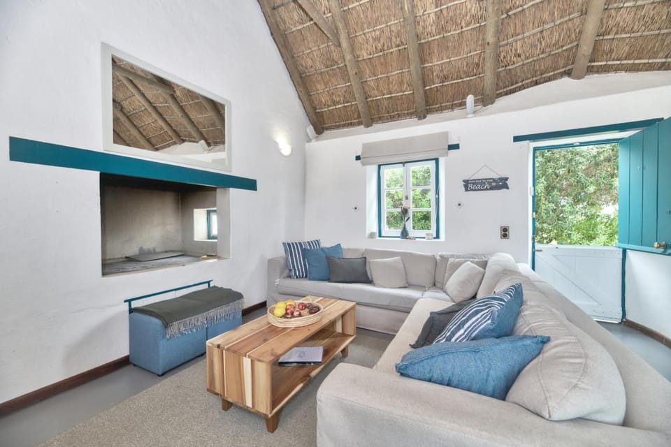 Living room, fireplace