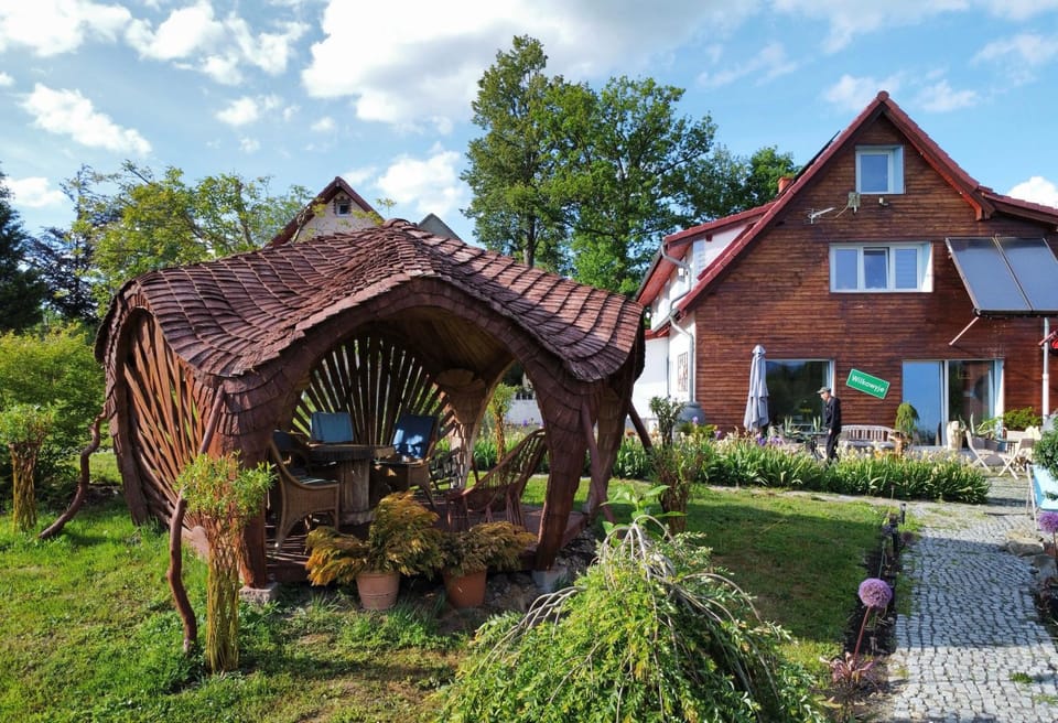 Property building, Garden, Garden view