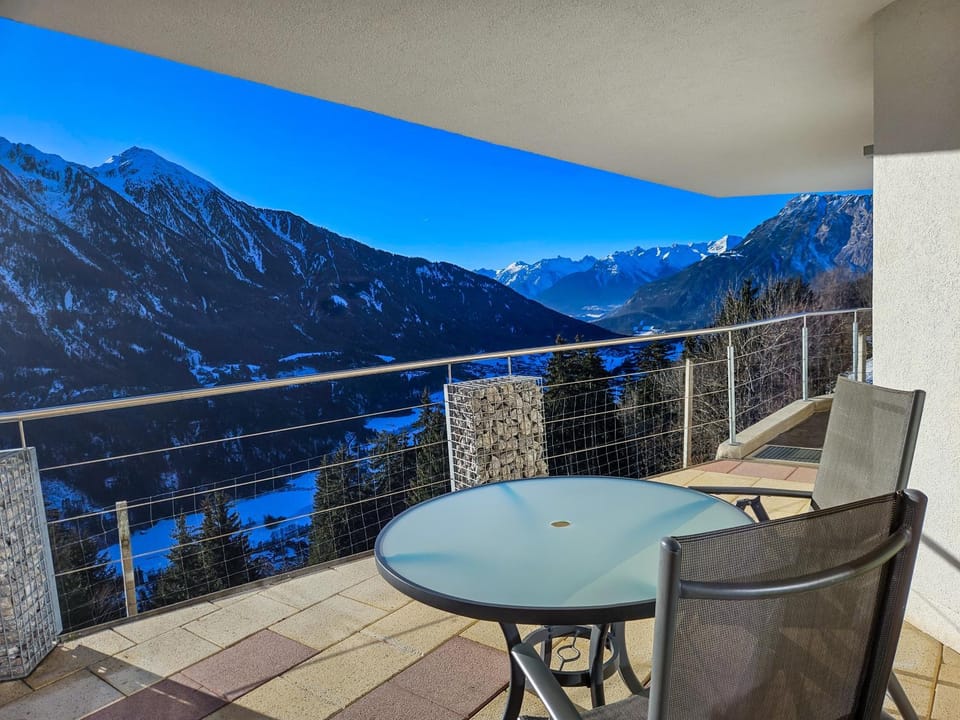 Winter, View (from property/room), Balcony/Terrace, Balcony/Terrace, Mountain view
