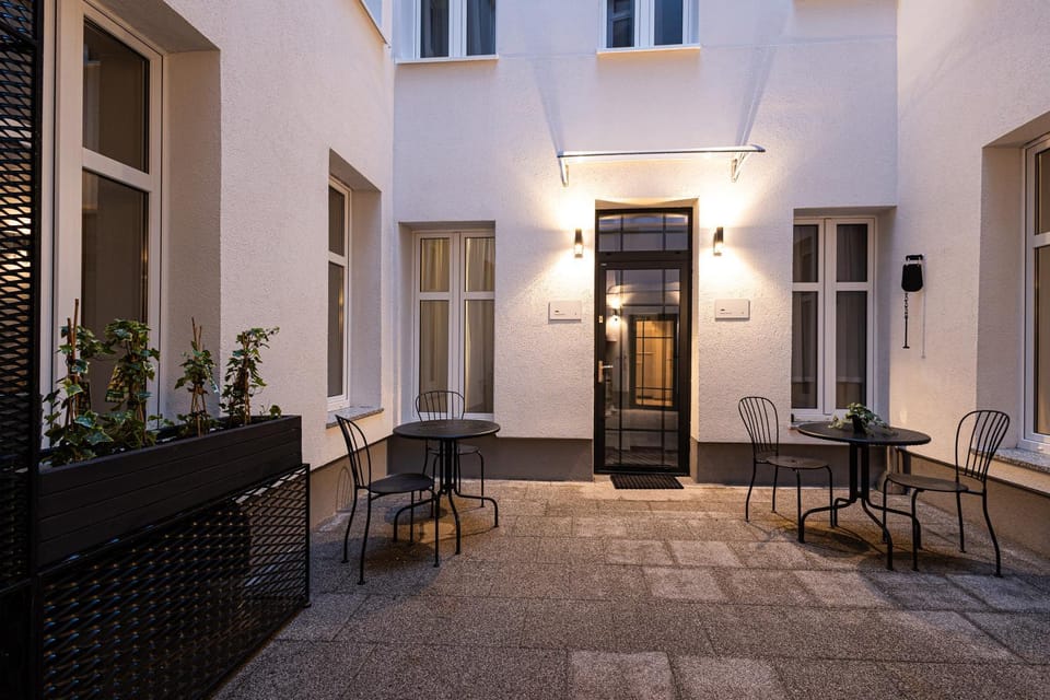 Property building, Patio