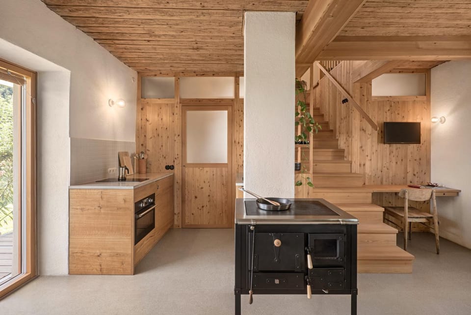 Living room, kitchen