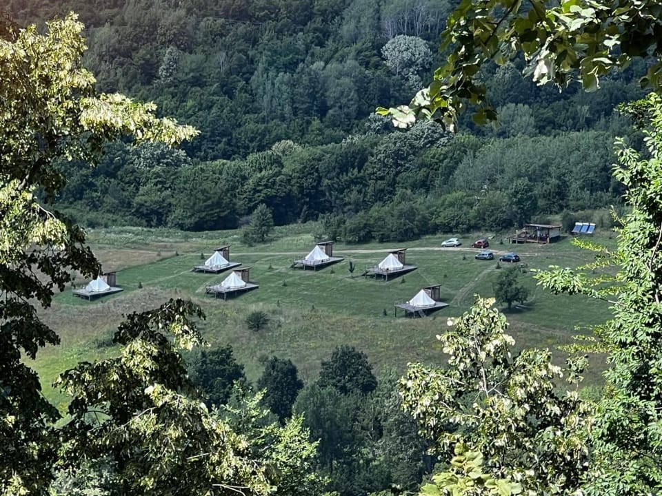 The Hunters Glamping Luxury tent in Serbia