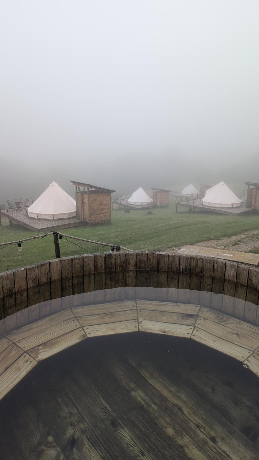 The Hunters Glamping Luxury tent in Serbia