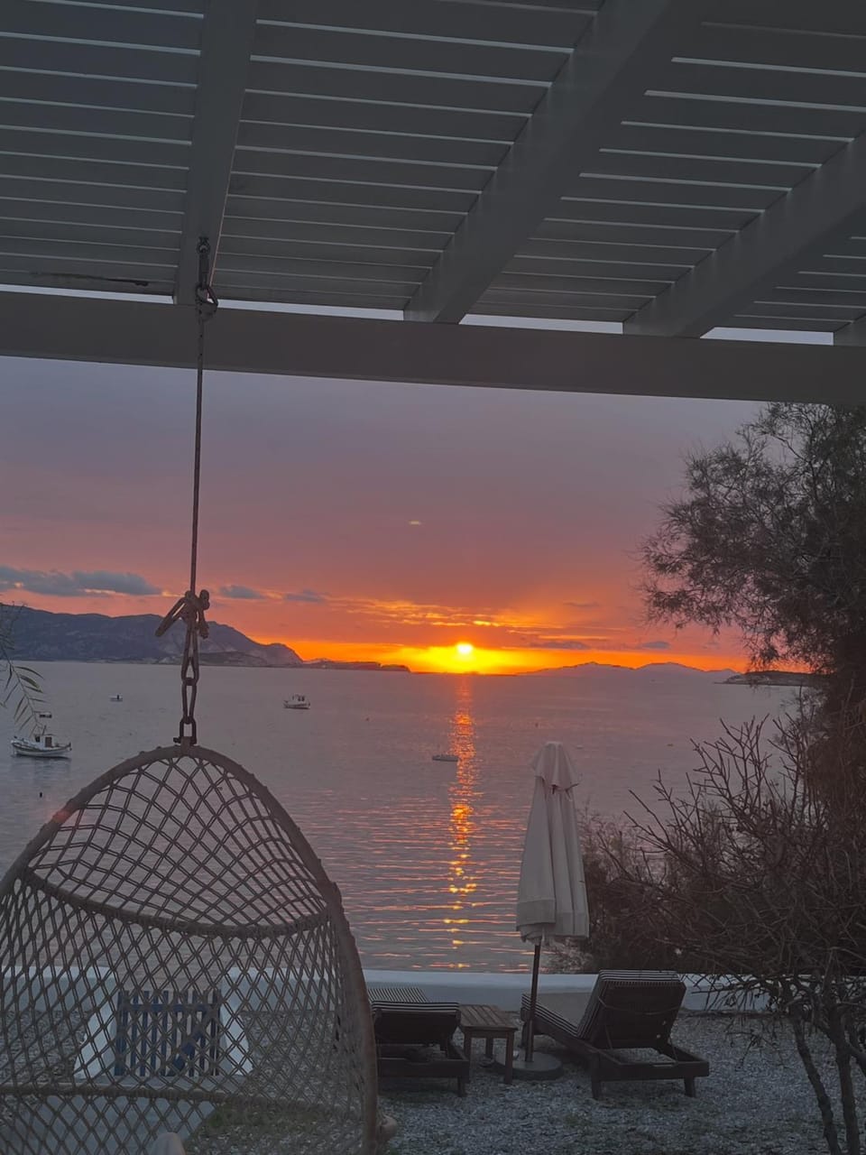 Natural landscape, Sunrise, sunbed