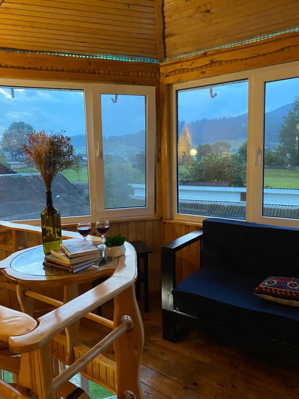 Natural landscape, Seating area, Garden view, Mountain view