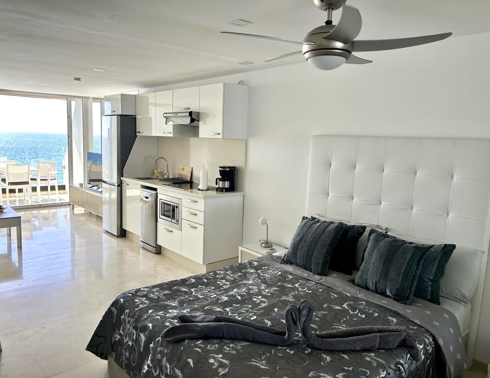 Bed, Balcony/Terrace, kitchen