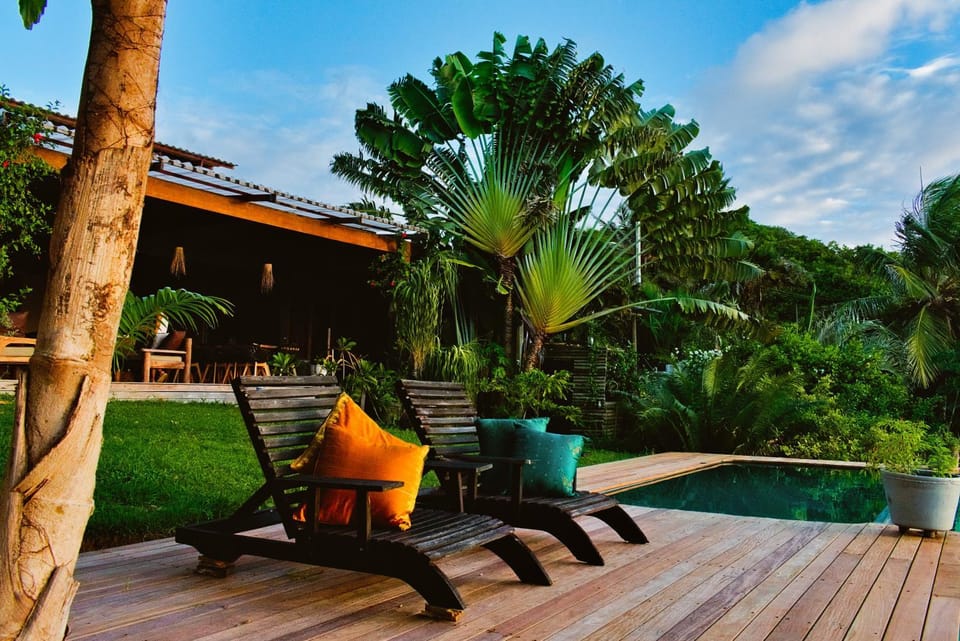 Garden, Swimming pool, sunbed