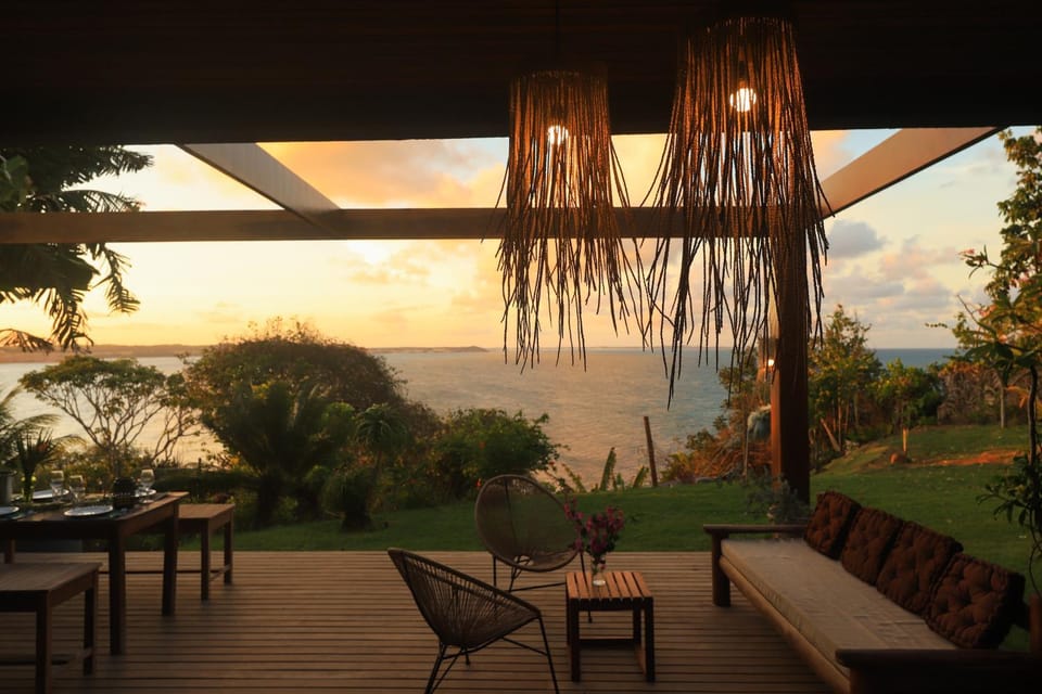 Day, Natural landscape, View (from property/room), Balcony/Terrace, Sea view, Sunset