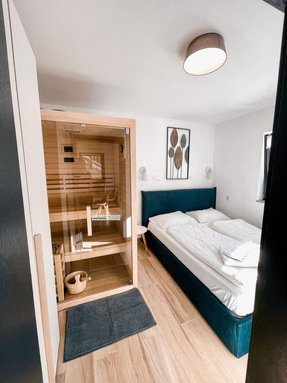 Bed, Sauna, Sauna, Photo of the whole room, Bedroom