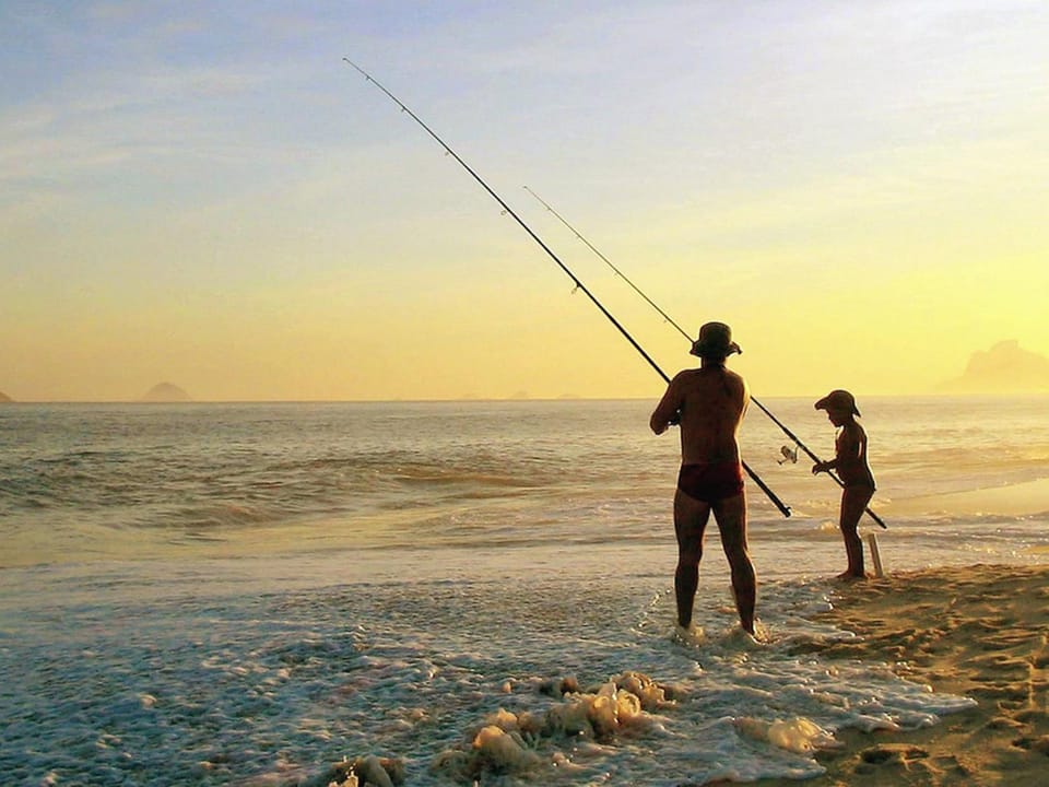 Fishing, Beach