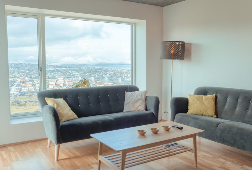 Natural landscape, Living room, Seating area, Mountain view