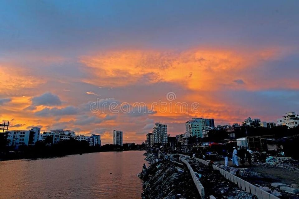 Natural landscape, Lake view, Sunset