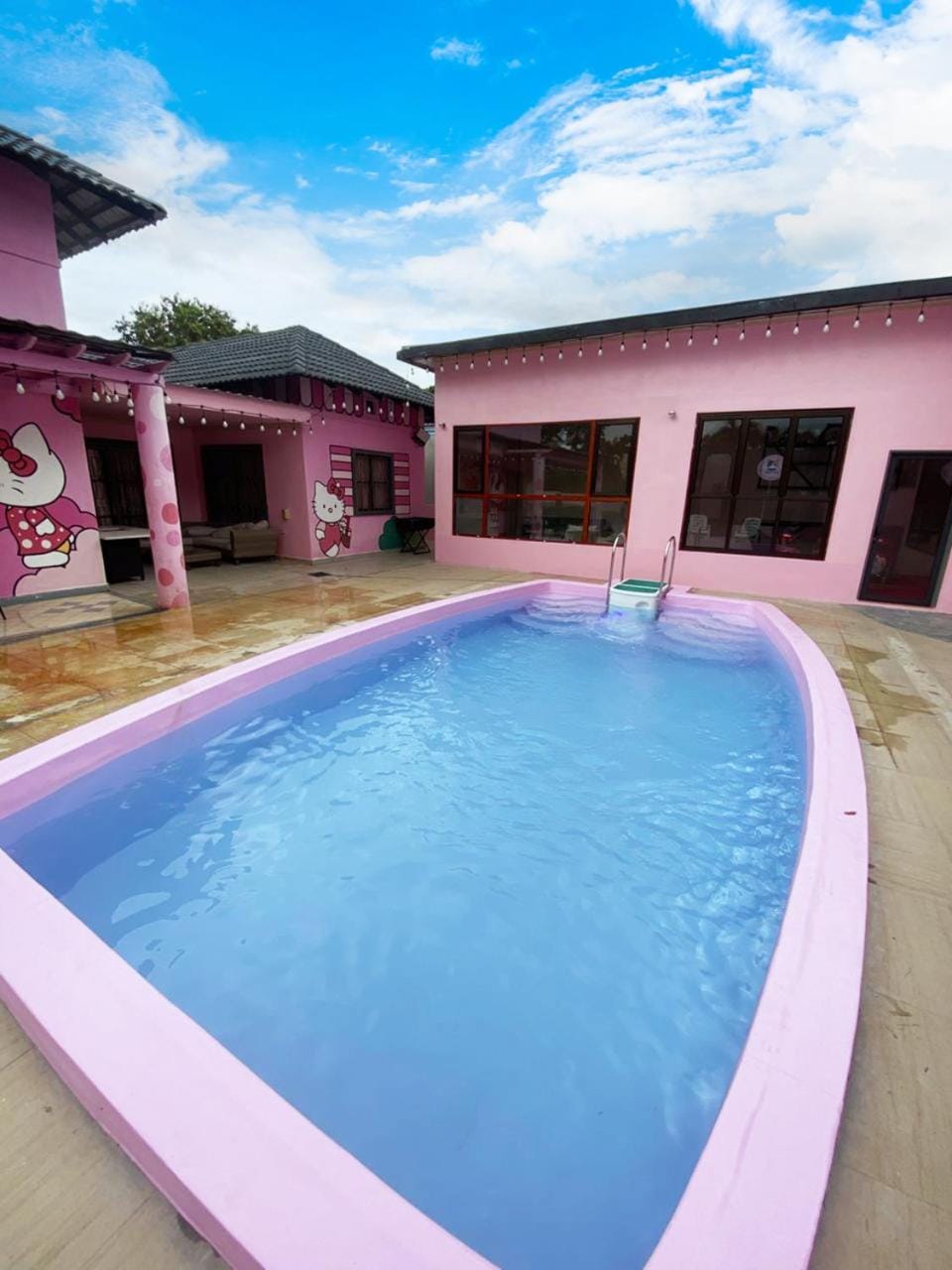Property building, Pool view, Swimming pool